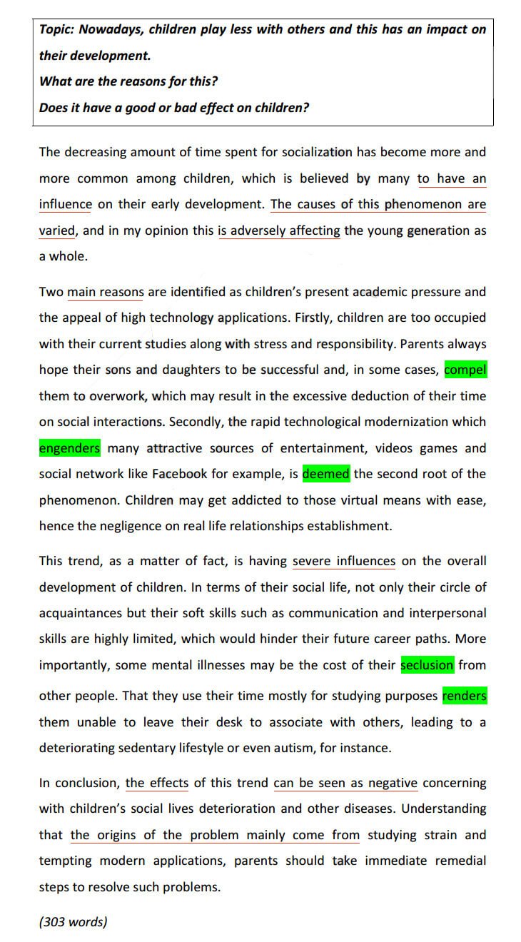 Types of essay in IELTS writing task 2