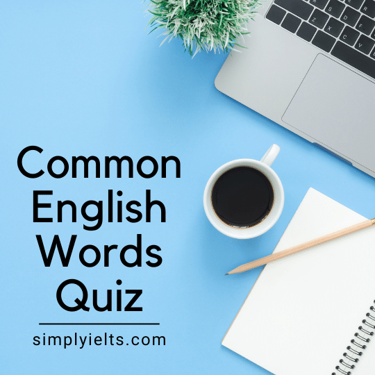 Common English Words and Phrases Quiz