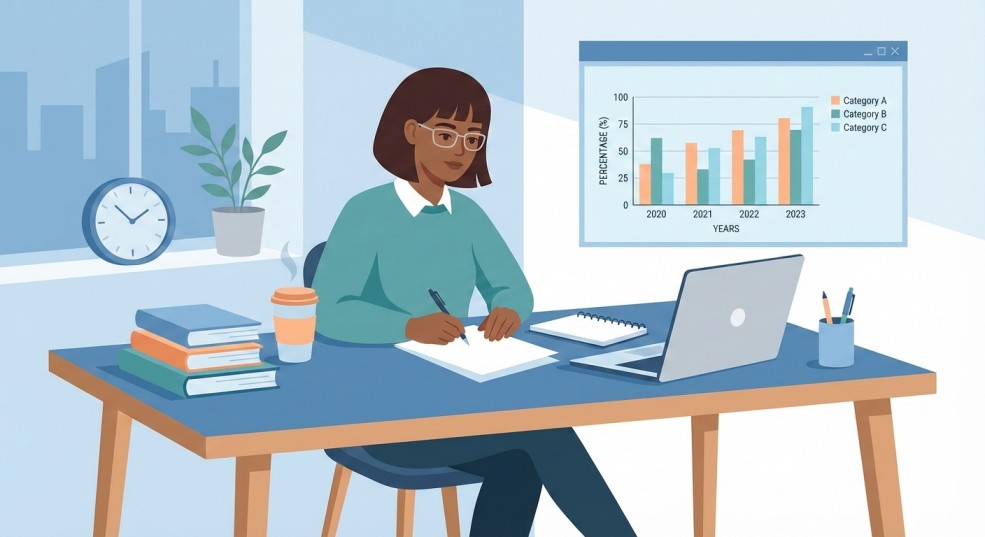 IELTS Writing Task 1: Bar Chart Description with Samples
