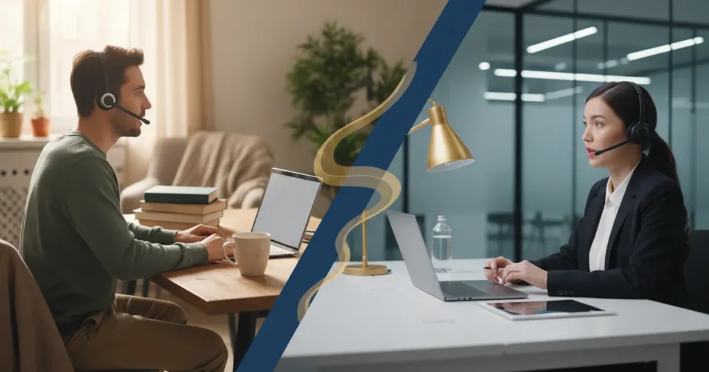 IELTS Speaking Part 1: Work from Home vs Office Routine — IELTS Study Guide