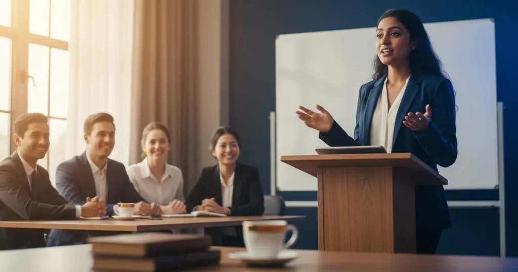 Describe a Time you Gave a Speech or Presentation — IELTS Speaking Cue Card (Band 9 Sample Answer) — IELTS Study Guide