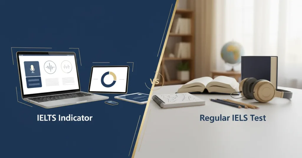 Differences between IELTS indicator and regular IELTS test — IELTS Study Guide