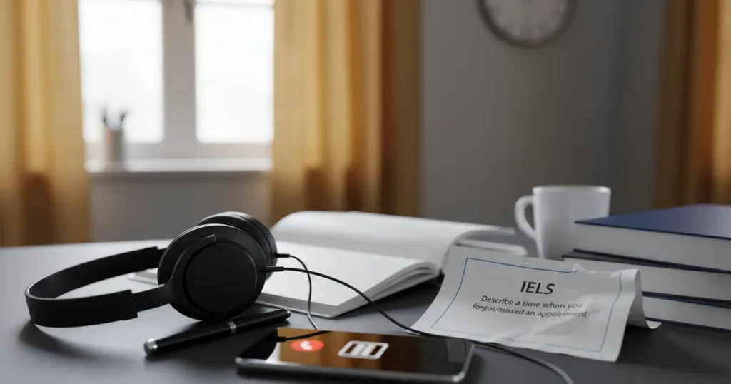 Describe a Time When you Forgot/missed an Appointment — IELTS Speaking Cue Card (Band 9 Sample Answer) — IELTS Study Guide