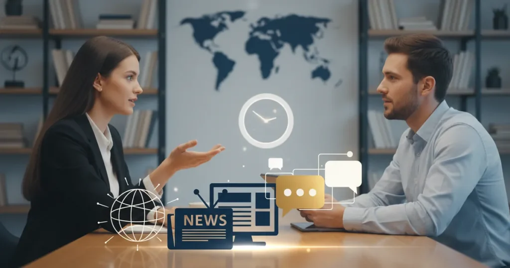 IELTS Speaking Part 3: Media and News Questions Band 9 2026 — IELTS Study Guide